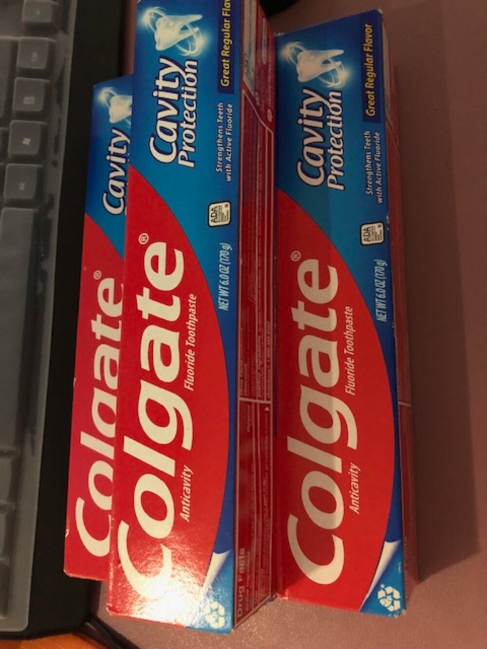 5 - Colgate Cavity Protection Toothpaste with Fluoride - Great Regular Flavor